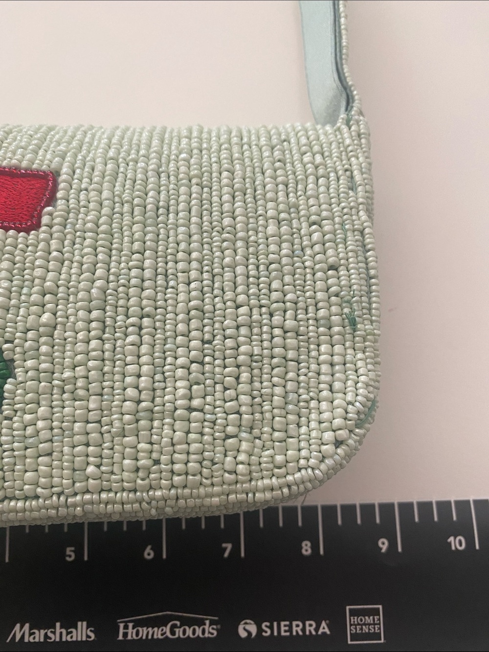 Golf Cart Beaded Shoulder Bag | Handmade Beaded Purse | Novelty Golf Bag - Picture 7 of 9